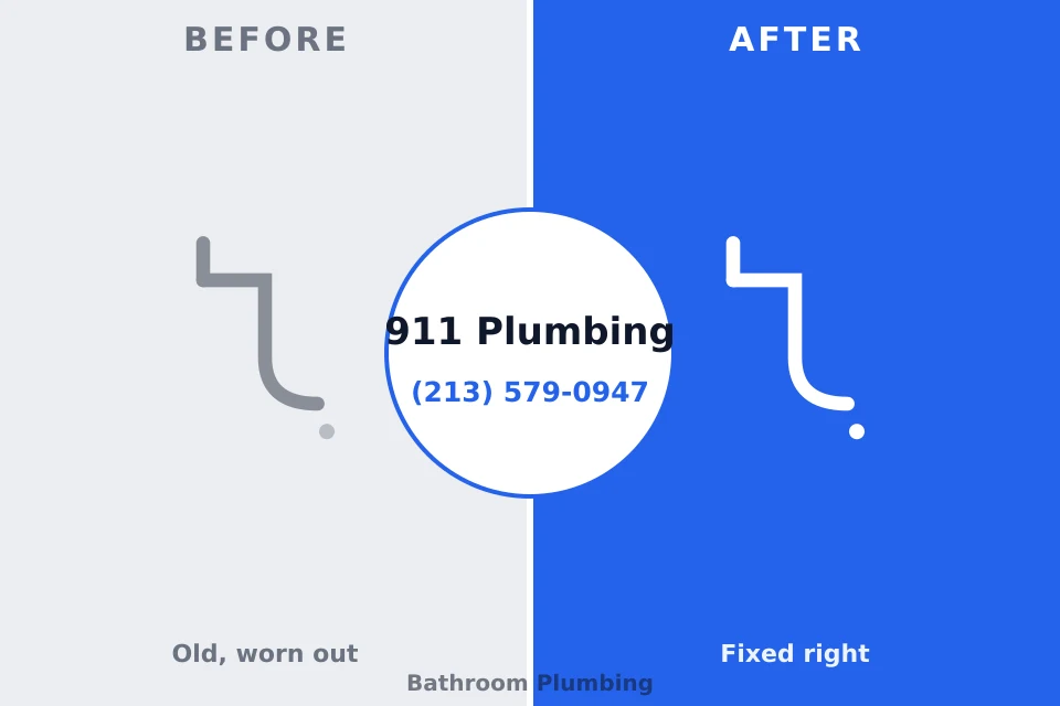 Before and after: plumbing company Oakwood, GA